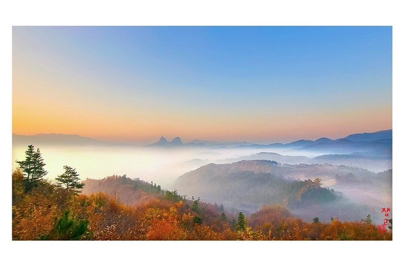 마이산이 보이는