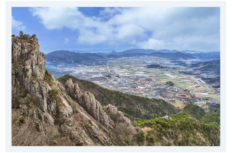 금전산에  올라