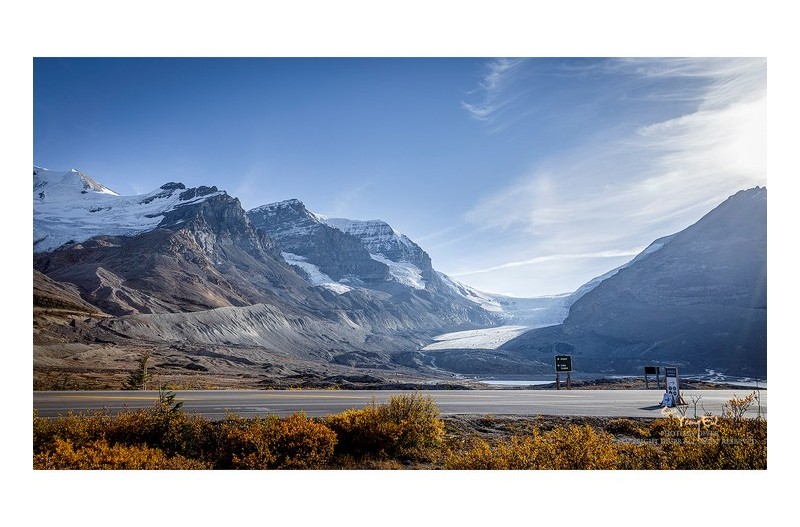 만년설이  녹는 콜롬비아 대빙원