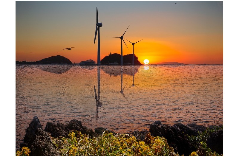 탄도항 오메가 일몰