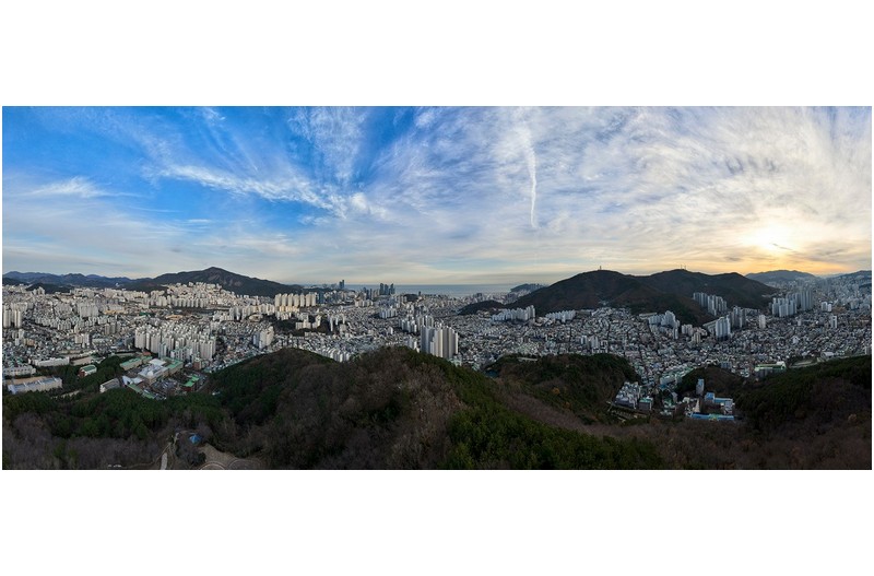 배산에서본 광안대교