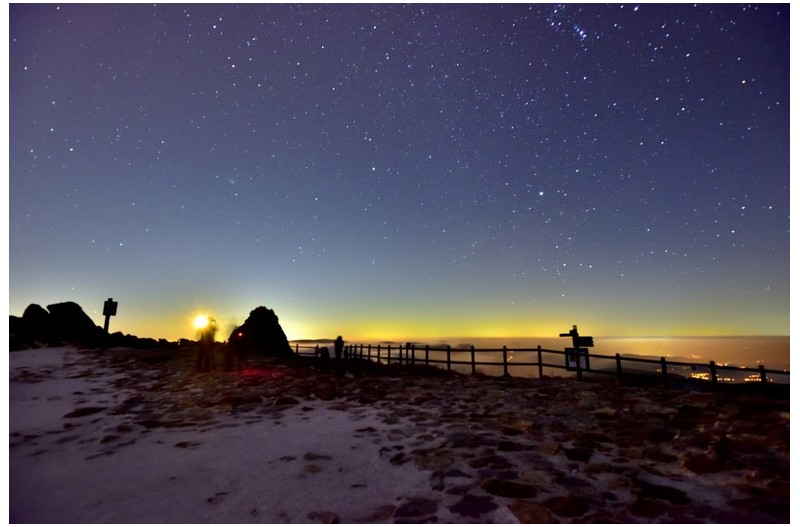 향적봉의 별빛