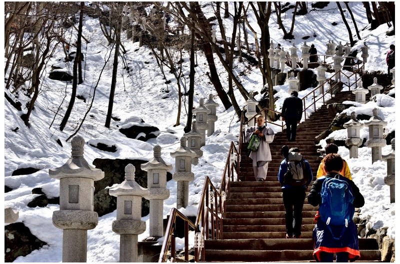 갓바위 가는 길