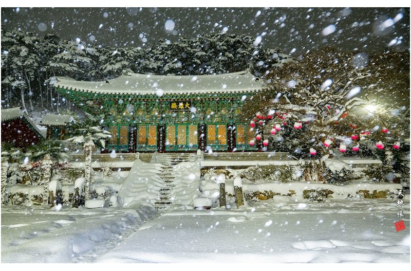 萬淵寺 폭설이 내리던날