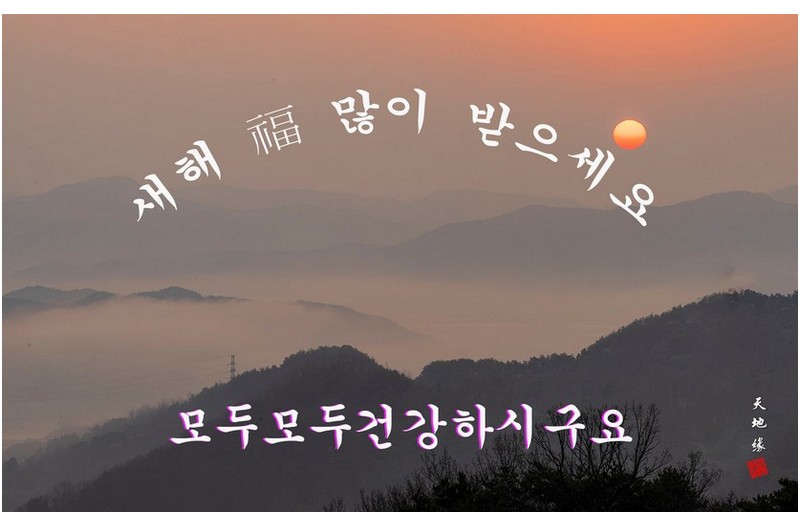 새해 福 많이 받으세요