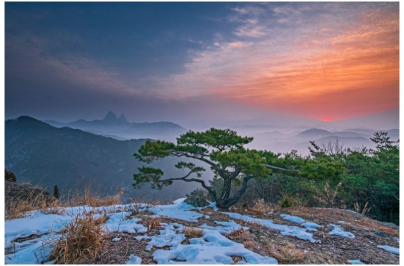 오늘아침마이산