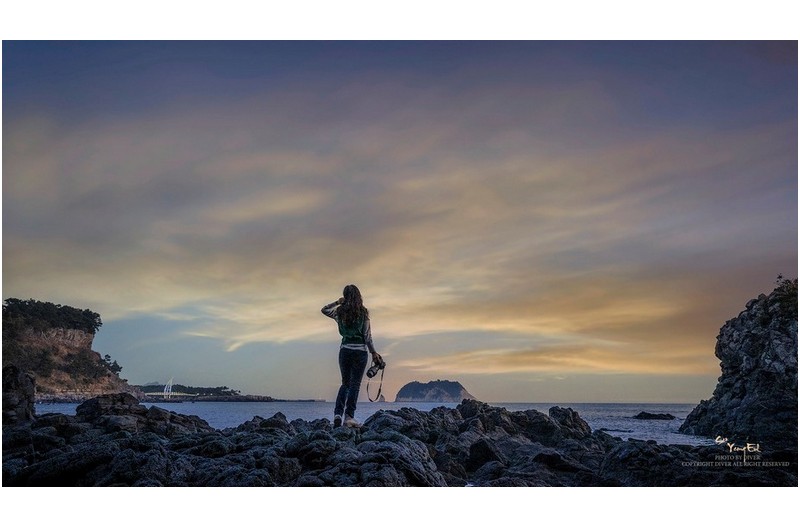 노을이 아름다운 시간에