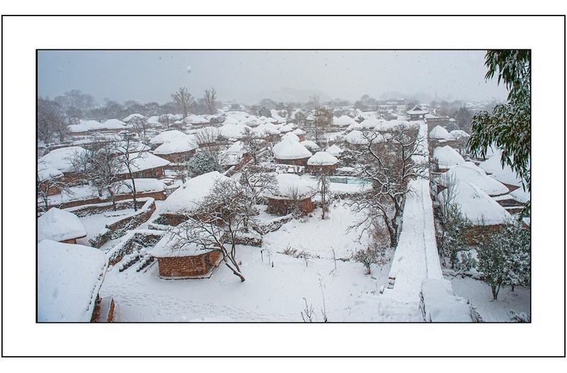 눈내린낙안고을,,,