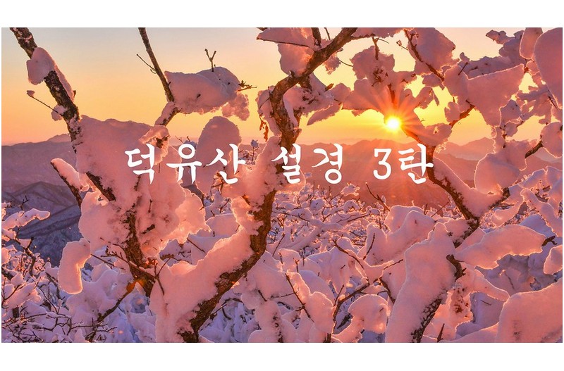 덕유산 설경3탄