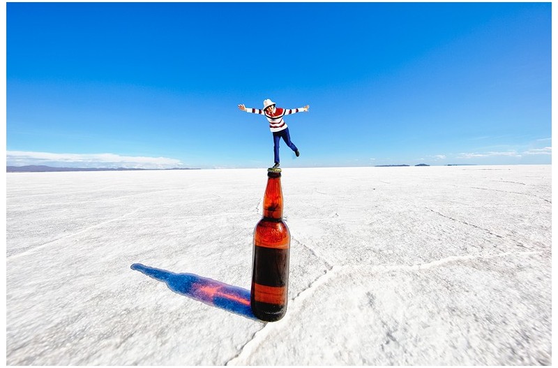 우유니 소금사막