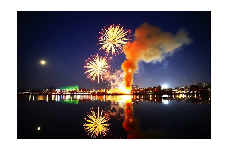 금호강 달집태우기