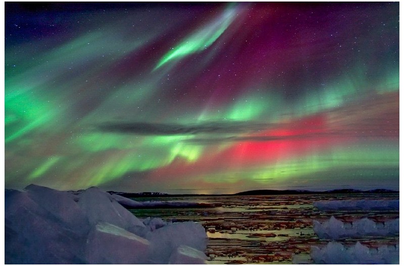 오로라 - Green,Red