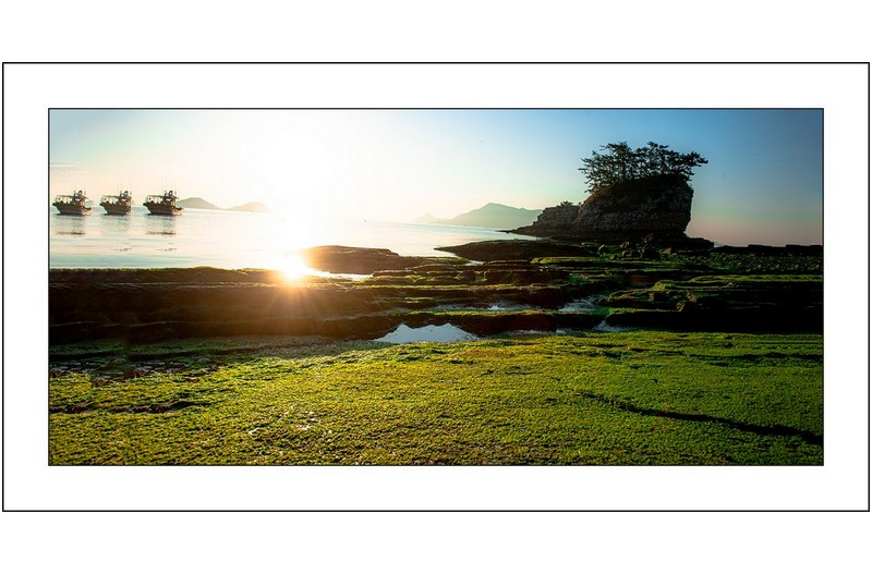 시루섬의 아침,,