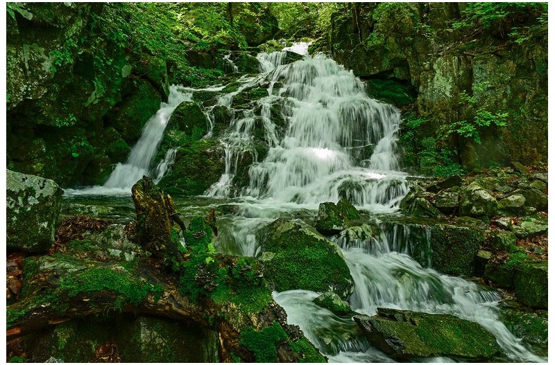 운장산실비단폭포