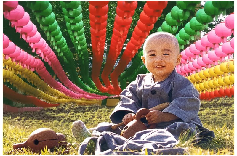 연등과 동자스님`