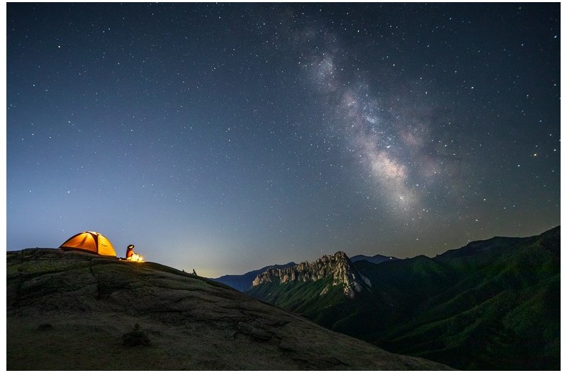 북설악 울산바위 은하수