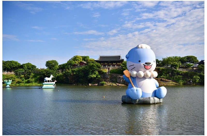 아침산책 남강변