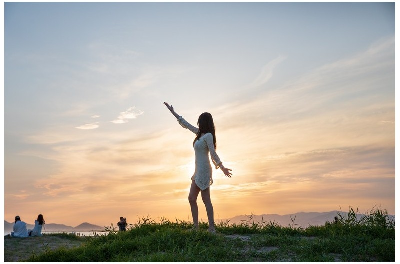 노을 물드는 다대포