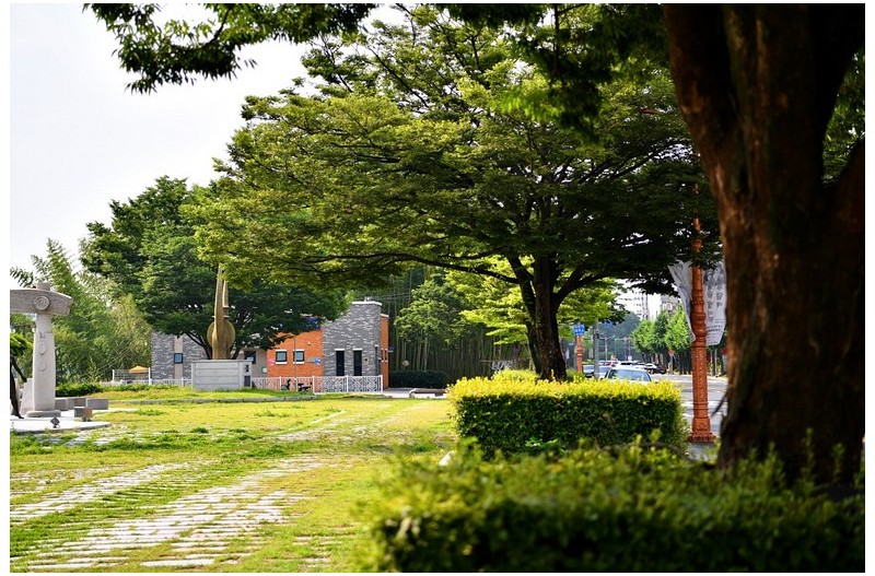 아침산책 남강변