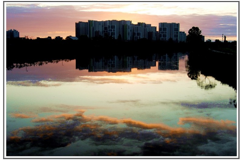 남대천 에 아침