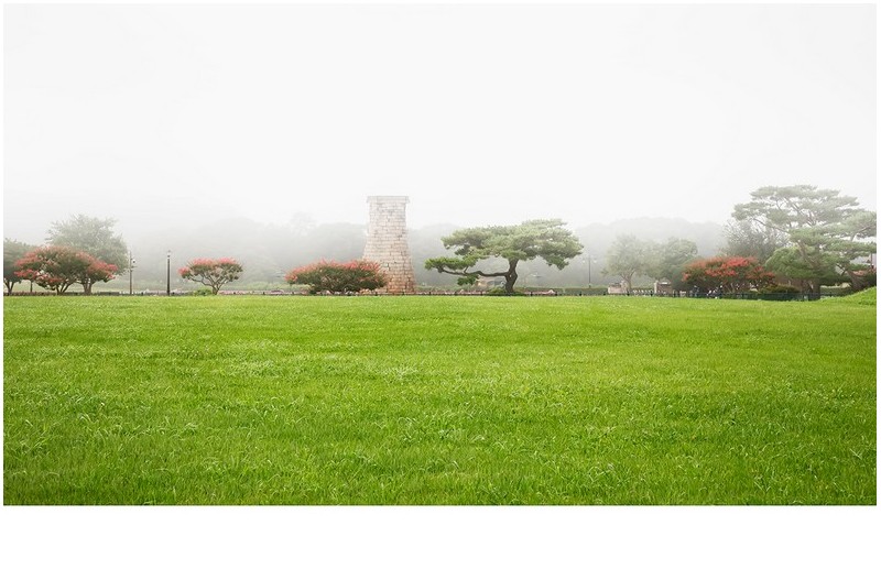 안개속의 첨성대