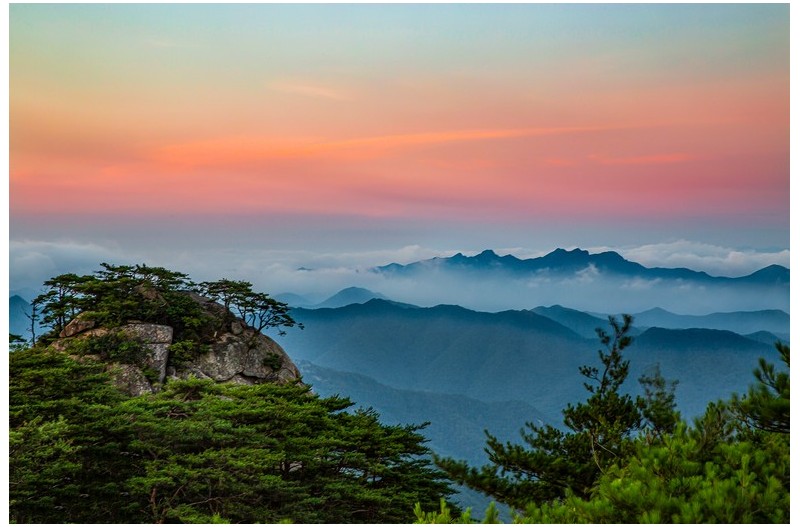 구병산이 보이는 풍경