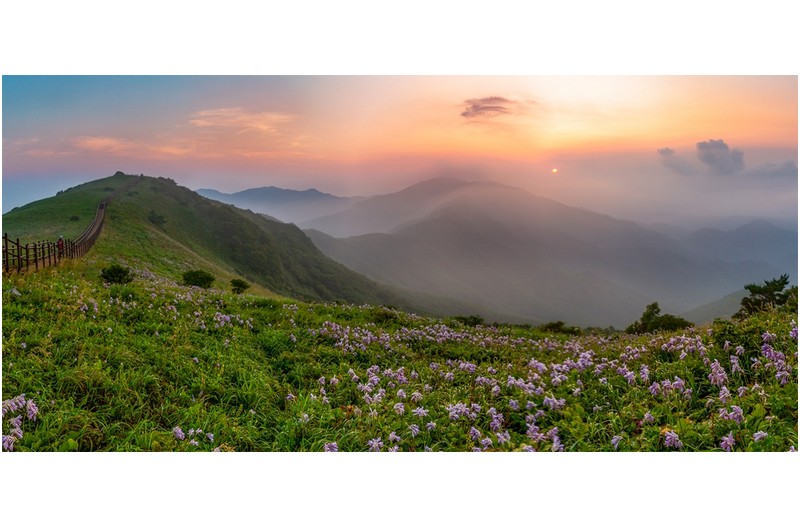 국망봉이 보이는 풍경