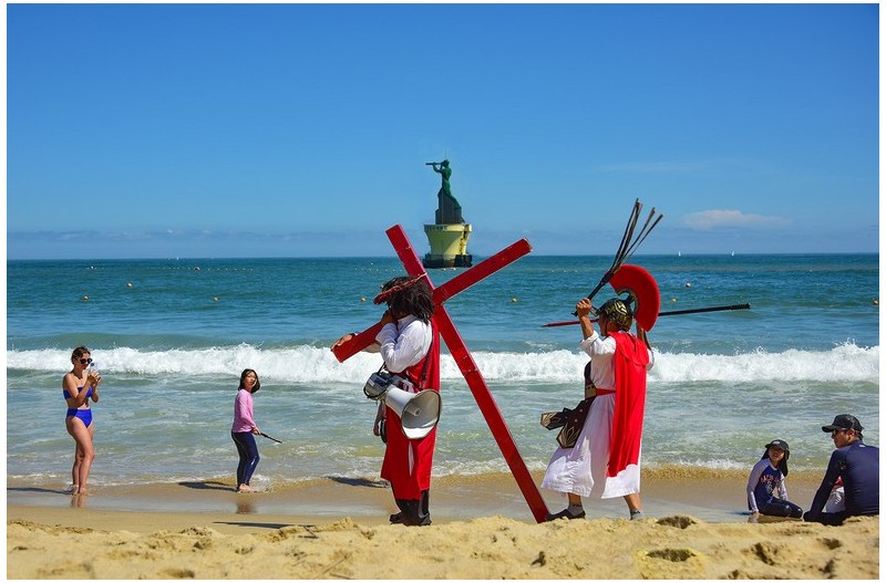 해운대에 왕림하셨네?