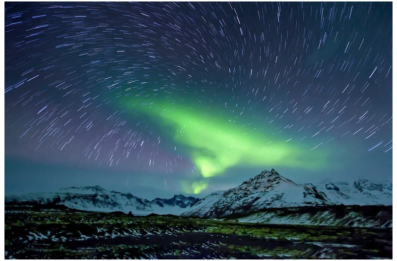 오로라와 회돌이