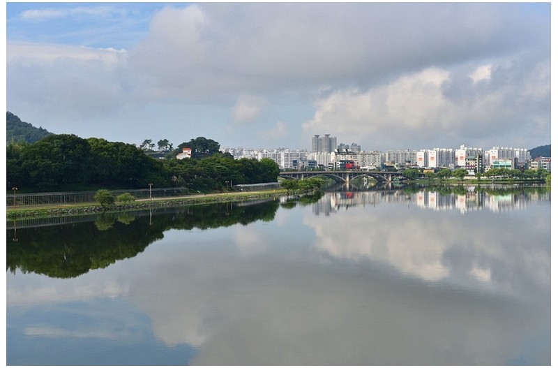 남강변 아침산책