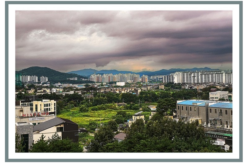 저녁 노을 .................