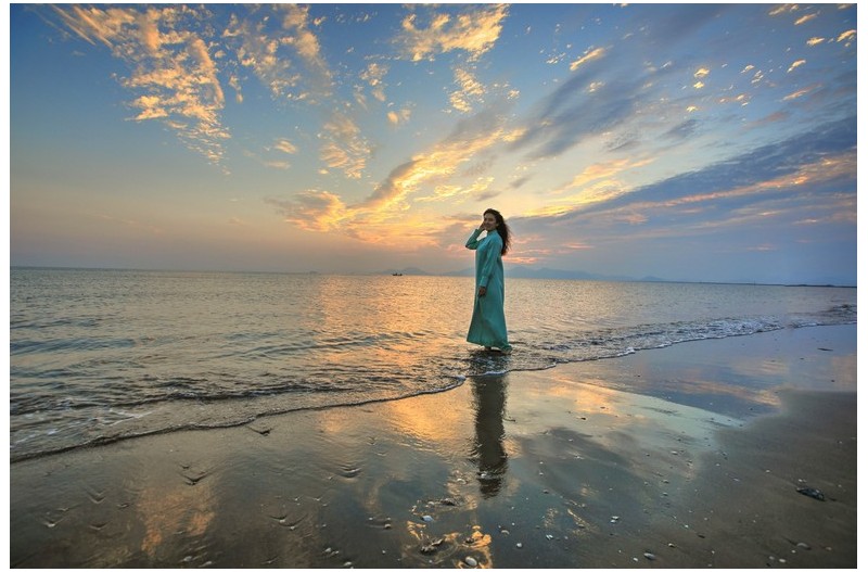 노을 물드는 다대포