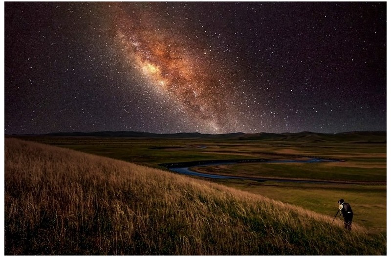 은하수 흐르는 밤