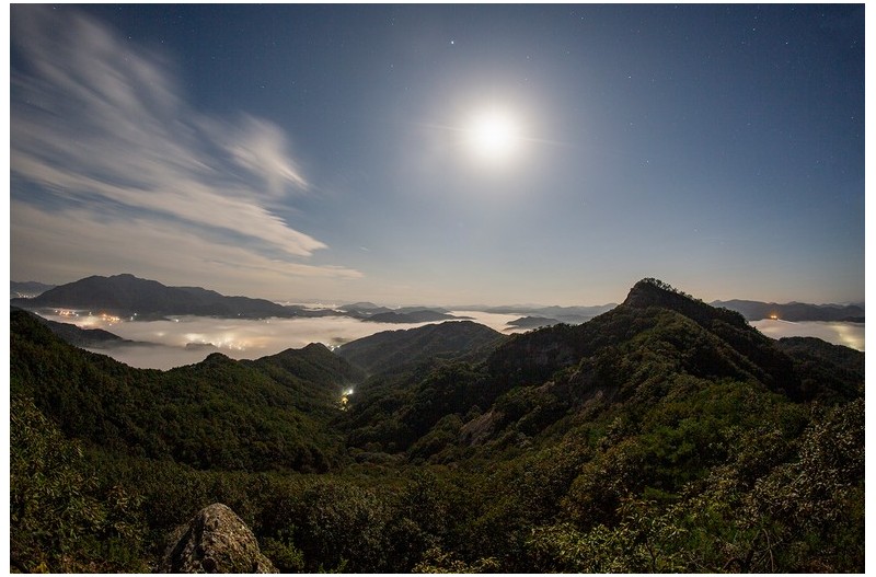 광대봉의 달밤