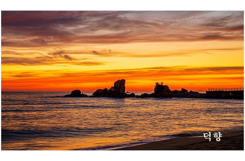 옷바위일출