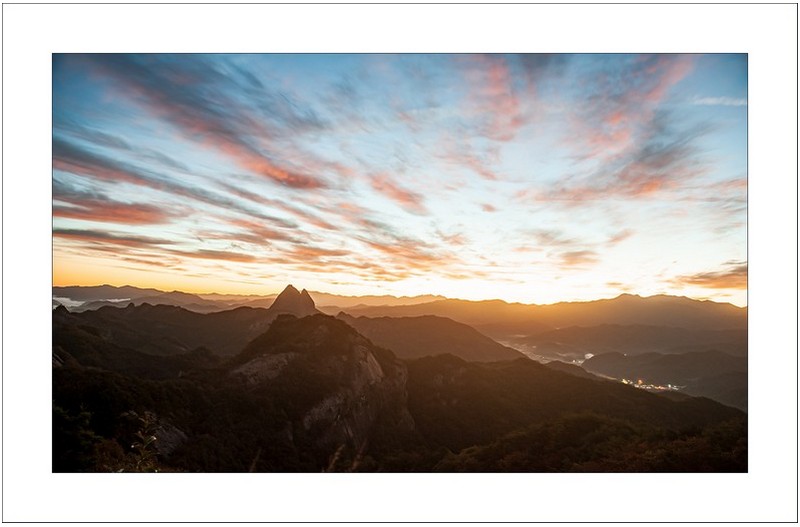 마이산의 아침...