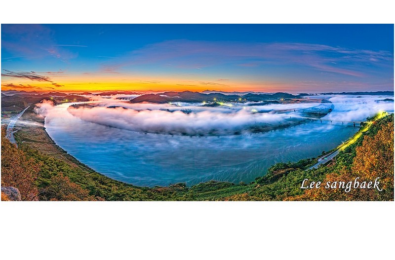 영상강 사포나무 아침