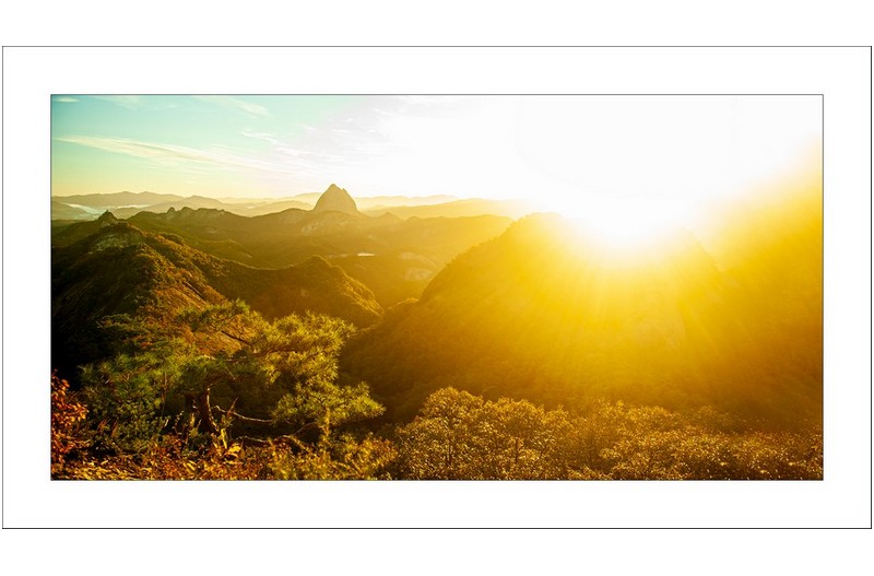 마이산의 일출...