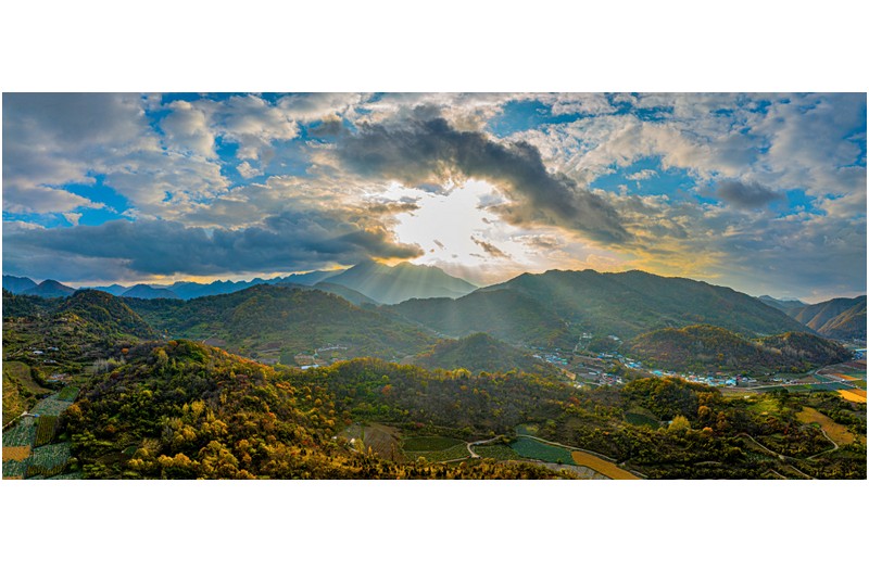 월악산에 내린 가을