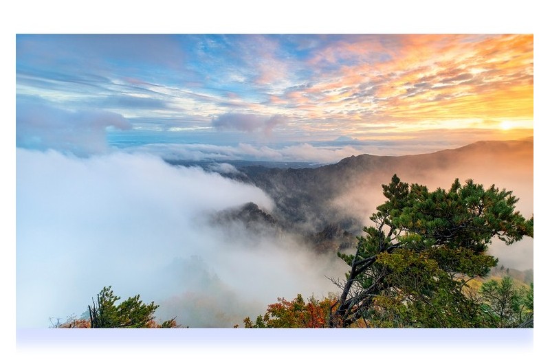 운해는 오오츠크 기단을 타고
