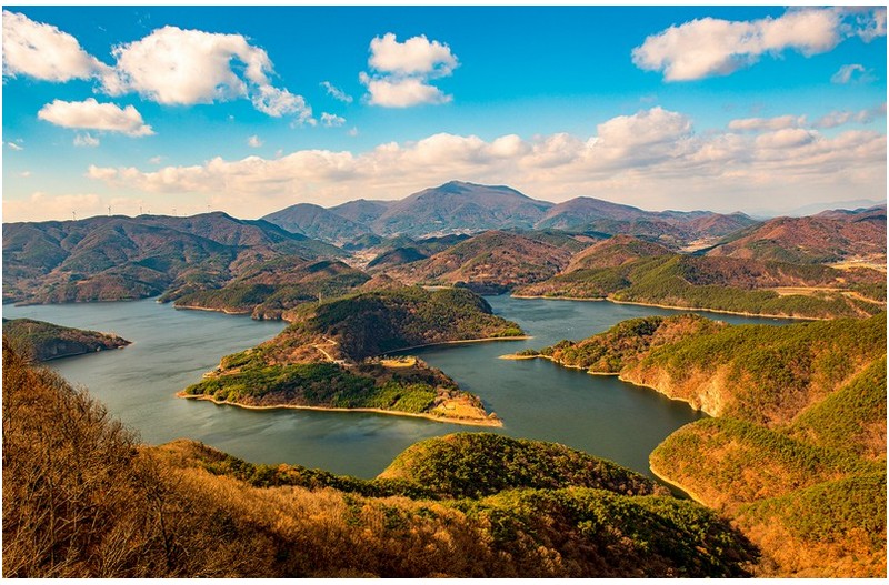 적벽(옹성산)한반도지형