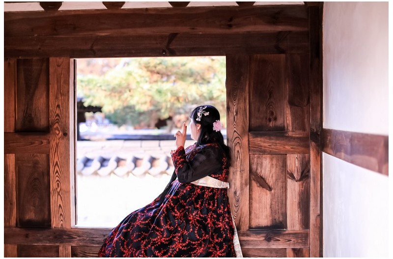 전주 한옥마을에서