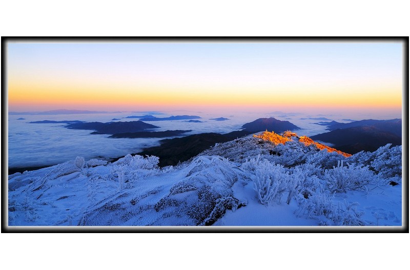 덕유산 새해 설경