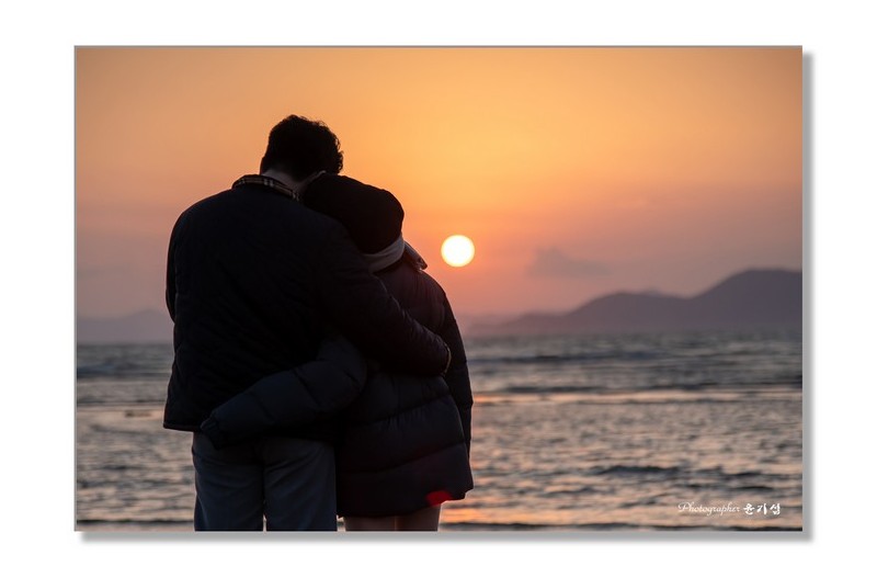 다대포해수욕장 일몰