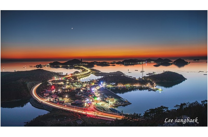 노을빛속의 신시도