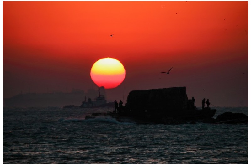 하루에 해가 이만큼 이동 하네요