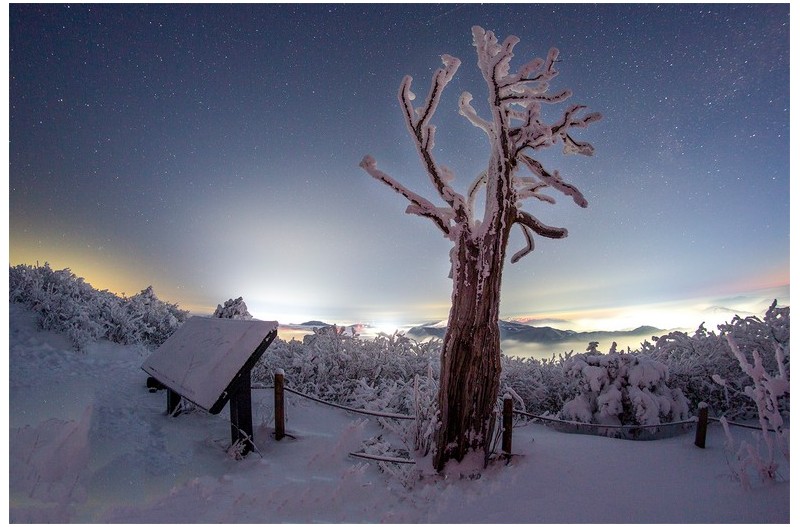 태백의 새벽풍경