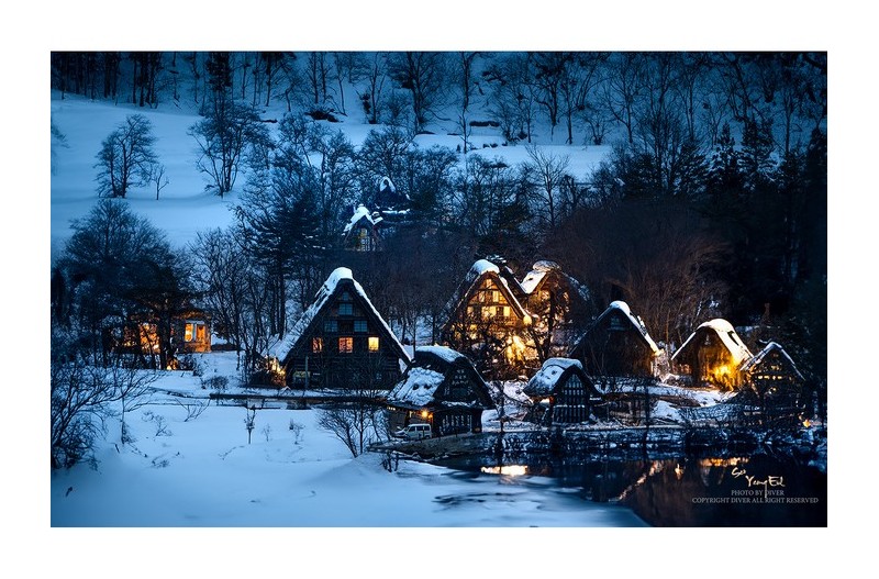 산장의 밤은 깊어만 가고