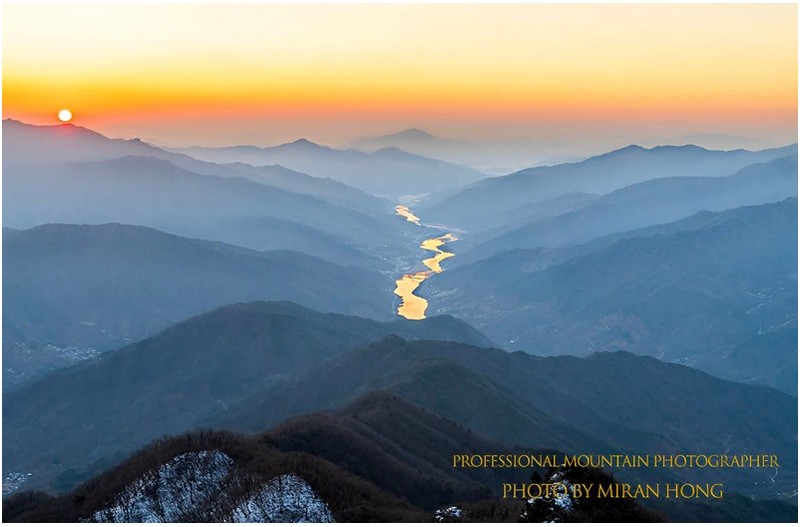 섬진강이 보이는 풍경