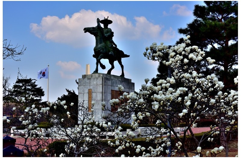 망우공원의 목련향기